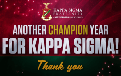 Thank you for Another Champion Year for Kappa Sigma!